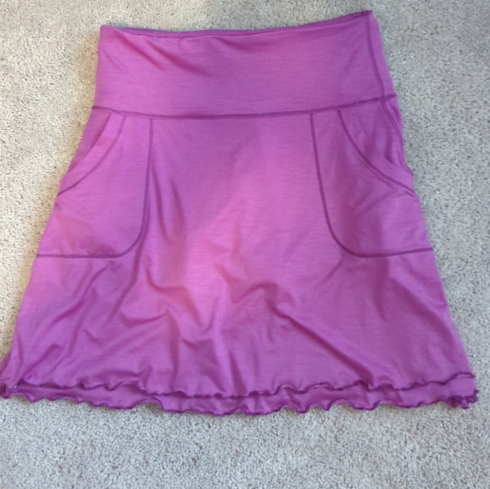 PETER MILLAR skort Ruffles tennis Purple Women's Size X-small Running Pockets